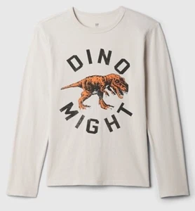 NWT Gap Kids Boys Dinosaur Dino Might T-shirt tee shirt U Pick Size - Picture 1 of 3