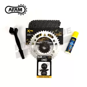AFAM Recommended X-ring Chain and Sprocket Kit for Benelli 500 Leoncino 2019-21 - Picture 1 of 2
