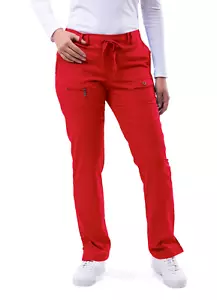 Adar Pro Scrubs For Women - Tall Skinny Leg Yoga Scrub Pants - Picture 1 of 201