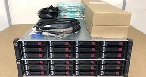 HP MSA 2040 Dual 10GBit iSCSI & 16GB FC 240TB 12G SAS SAN Configuration - Picture 1 of 2