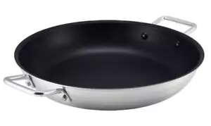 Paella Pfanne strapazierfähig Genware Teflon Antihaftbeschichtet Professionelle Bratpfanne 35 cm - Bild 1 von 3