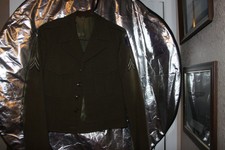 Vintage WW 2 U S Army Original Wool IKE Waist Jacket Size 36 Europe Command