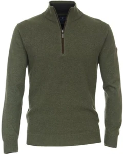 Redmond Herren Troyer Casual Fit Troyer Langarm Struktur Dunkelgrün - Picture 1 of 3