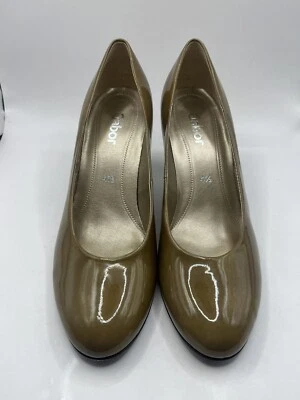 Zapatos de salón Gabor Court para mujer 6,5 marrón charol tacón medio comodidad inteligente Foto 1 de 4