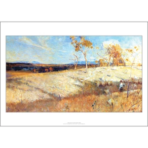 Golden Summer Art Print – Arthur Streeton painting 1889 – 3 sizes Poster - Picture 1 of 2