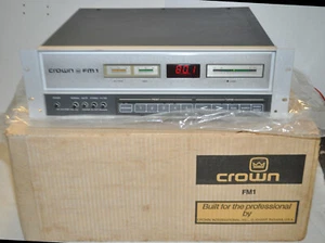 Vintage top-line Crown FM-1 Digital Audio FM Tuner Mint in Original Box - Picture 1 of 6