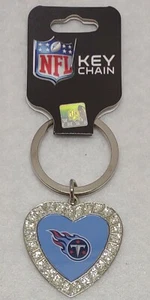 Tennessee Titans NFL licensed heart-shaped keychain - Picture 1 of 2