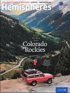 United Airlines HEMISPHERES Magazine - September 2021 COLORADO ROCKIES - Picture 1 of 1