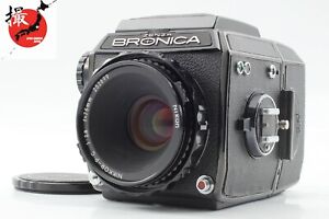 【N MINT+++】 Bronica EC Black Medium Format Film Camera Body 75mm f2.8 Lens JAPAN