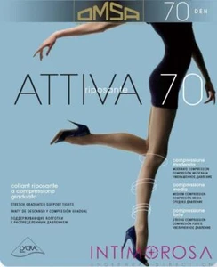 Collant riposante Omsa attiva 70 compressione graduata 5 paia