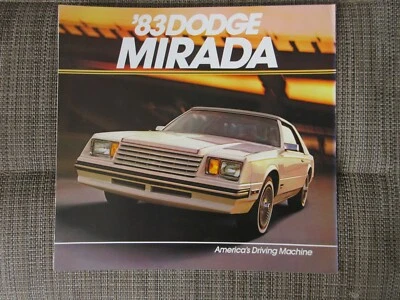 1983 Dodge Mirada Sales Brochure - NOS - 7 Pages - Original Dealer Inventory - Изображение 1 из 4