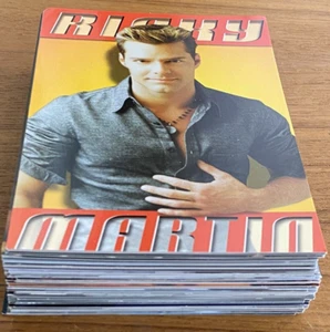 RICKY MARTIN 129 TRADING CARDS- #1-71 with dups 1999 NM Condition! *Free Ship* - Picture 1 of 4