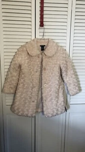 Girls Size 6 Pink Calvin Klein Jeans Coat - Picture 1 of 9