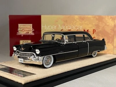 STAMP-MODELS 1/43 CADILLAC FLEETWOOD 75 LIMOUSINE 1955 BLACK ART. STM55102 - Immagine 1 di 3