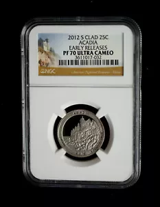 2012 S Acadia Maine Clad Proof 70 National Parks ATB ~ Early Release - Picture 1 of 2