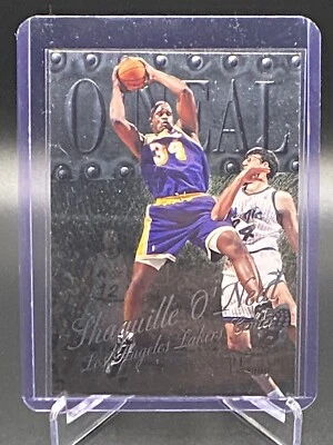 1998-99 Skybox Metal Universe Basketball Shaquille O’Neal 25 LA Lakers HOF NM-MT - Image 1 of 2