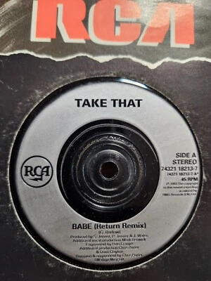 Take That "Babe (Return Remix)" 1993 RCA/BMG UK  7" 45rpm - Image 1 of 2