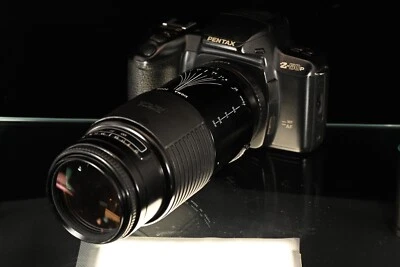 PENTAX Z-50P SLR AF 35mm FILM CAMERA w/SIGMA AF 75-300mm f4.5-5.6 1day Ship[Exc] - Image 1 of 4