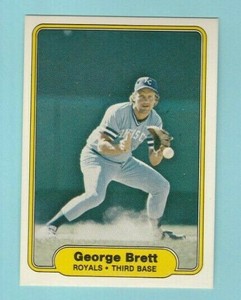 1982 Fleer Baseball #405 George Brett 