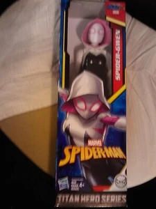 2018 HASBRO~MARVEL SPIDER-MAN~SPIDER-GWEN~TITAN HERO SERIES~12" ACT FIG ~NUOVO CON SCATOLA - Foto 1 di 4