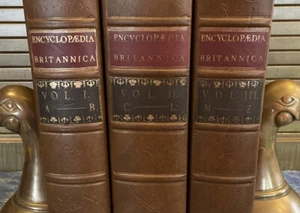 Encyclopaedia Britannica Ausgabe 1771 - Faksimile - komplett 3 Bände super gepflegt - Bild 1 von 17