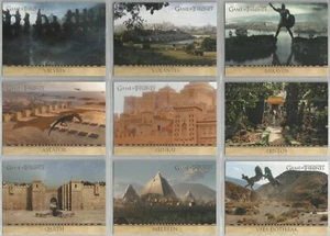 Game of Thrones komplette Serie - "Maps of The Realm" 18 Karten Verfolgungsjagd Set #M1-M18 - Bild 1 von 2