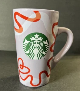 Starbucks 2023 Large 16 Oz Purple Red Coffee Latte Mug Cup - Picture 1 of 12