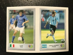 GERMANY 2006 MINI STICKER PANINI n 46/78 TONI / MESSI NUOVA VELINA - Bild 1 von 2