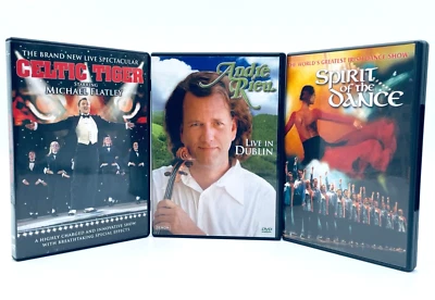 Celtic Tiger Concert Andre Rieu Live in Dublin Spirit of the Dance 3 DVD Lot - Image 1 of 4