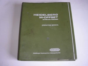 Heidelberg Operating manual for M offset stream feed presses - Picture 1 of 2