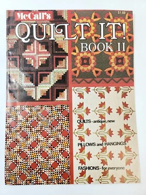 McCall's Quilt It!  Book II Vintage 1974 Quilts, Pillows, Wallhangings and More! - Image 1 of 4