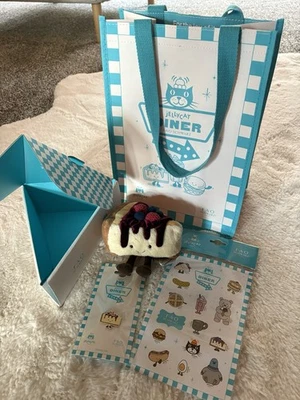 New NYC Jellycat Diner Exclusive Crember Cheesecake w/ Stickers, Pin, Bag, Box - Image 1 of 4