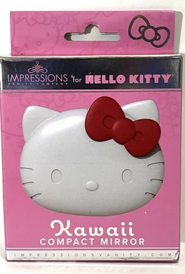 NEW Hello Kitty Kawaii Impressions Compact Mirror LED, Fast Shipping - Image 1 of 4