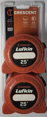 Crescent Lufkin 25'  Tape Measure  L625-02  2 Pack  - Image 1 of 2