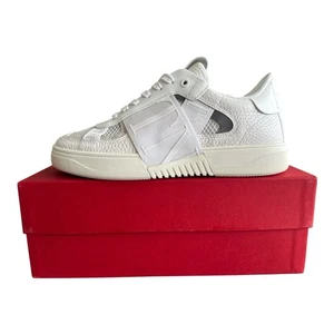 VALENTINO GARAVANI VL7N BIANCO/PELLE PETTINATA/TESSUTO DONNA TAGLIA 4 37 - Foto 1 di 24