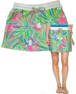 LILLY PULITZER Womens  ZIA SKIRT Beach Coverup Casual Terry Tiki Pink - Picture 1 of 5