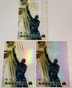 Juego de tarjetas refractor atómico Bowman's Best Kevin Garnett 1996-97 BS5 - casi como nuevo - Imagen 1 de 10