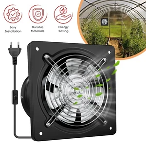 150mm Abluftventilator Rohrventilator Badlüfter Wandventilator mit Rücklaufklapp - Bild 1 von 12