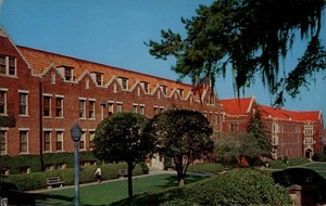 Tallahassee,FL Reynolds & Jennie Murphree Halls Leon County Florida Postcard - Picture 1 of 2