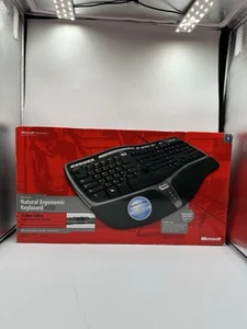 microsoft natural ergonomic keyboard 4000 v1.0 USB For Sale!!! Comes In Box!!! - Photo 1/12