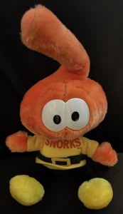 Vintage Applause Snorks Plush Dimmy Orange Plush 1983 Stuffed Animal 12" - Picture 1 of 4