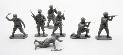 7 figuras de paracaidistas de Estados Unidos Airfix 1/32 Foto 1 de 4