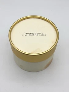 RARE Donna Karan CASHMERE MIST 1.7 oz Perfume Body Powder With Puff NEW - Picture 1 of 9