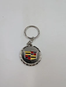 New Cadillac Round Wheat Ear Metal Keychain US Seller - Bild 1 von 4