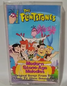 Flintstones: Modern Stone-Age Melodies - TV Show Soundtrack Cassette -Rhino Used - Picture 1 of 3
