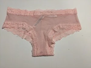 Victoria's Secret Sequin Posey Mesh Cheekie, 420217, Pretty Blossom, Medium - Picture 1 of 3