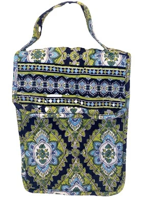 Vera Bradley Verde Azul Marino Paisley Bolsa de Almuerzo Caja Saco Forrado De Colección Foto 1 de 4