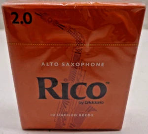 10er Pack Rico Altsaxophon Blätter Stärke 2,0 RJA1020 Sax - KOSTENLOSER VERSAND!!! - Bild 1 von 1