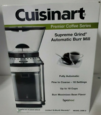 Cuisinart Burr Mill Coffee Bean Grinder DBM-8 Supreme Grind Automatic Premier