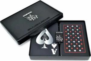 Copag EPOC Design 100% Plastic Playing Cards, Bridge Size Jumbo Index Red/Black - Picture 1 of 5